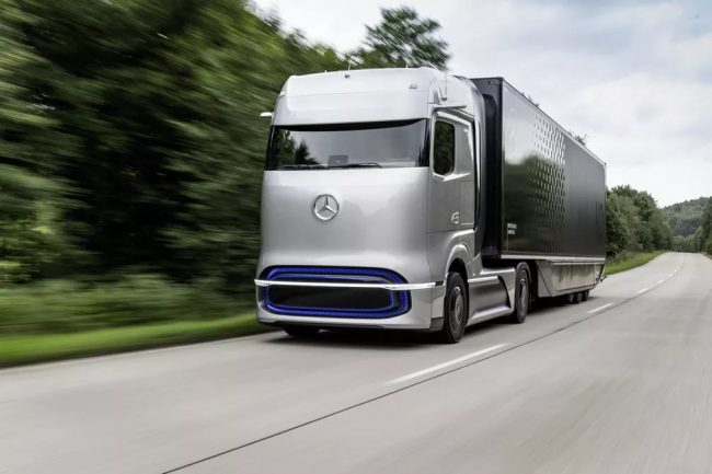 Mercedes-Benz apresenta caminhão a hidrogênio