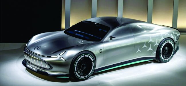 Mercedes mostra conceito de futuro rival para o Porsche Taycan
